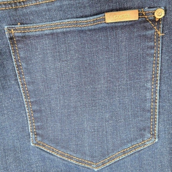 Chicos Jeans So Slimming Girlfriend Dark Womens Size 8 US M High Rise Stretch - Picture 7 of 11
